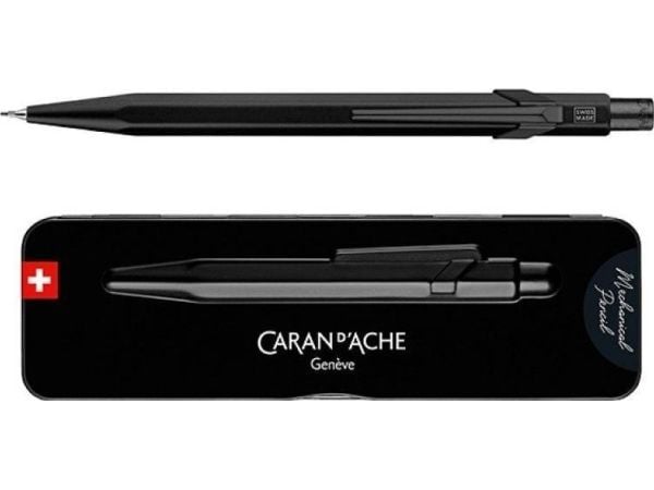 Caran d`Arche automatisk penna CARAN D'ACHE 844 Black Code i box, svart