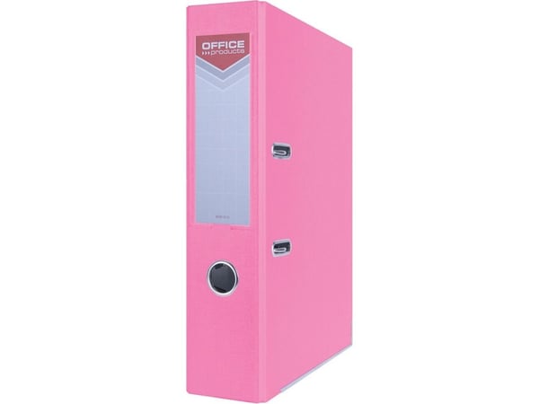 Office Products Officer dreiepå / stangmekanisme perm A4 75 mm rosa (PBSX0774)