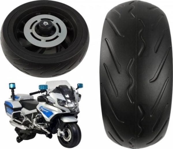 Lean Cars fremre hjul til elektrisk motorsykkel BMW R1200, myk EVA