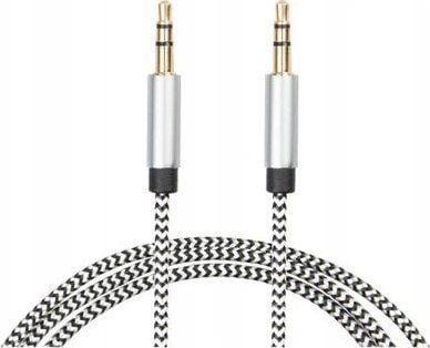 Libox Jack 3.5mm - Jack 3.5mm kaapeli 1.5m hopea (LB0095)