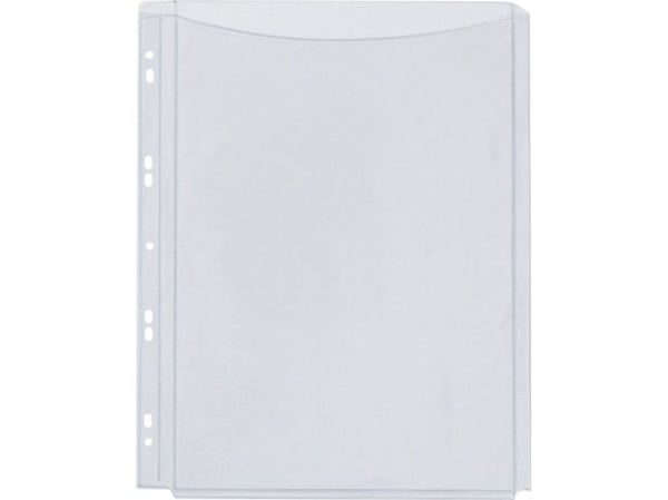 Q-CONNECT Kangaroo Pockets, 210 x 297 mm (A4), Gjennomsiktig, Polyvinylklorid (PVC), 1 cm, Tyskland