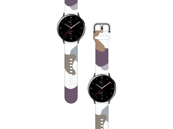 Strap Moro-reim til Samsung Galaxy Watch 45 / 46 / 47 mm - silikon klokkerem - mønster 9