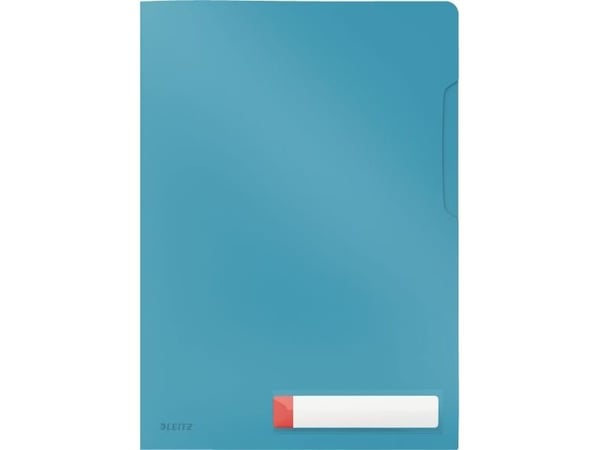 Leitz Cosy Privacy - L-formet mappe - for A4 (210 x 297 mm) - kapasitet: 40 ark - rolig blått