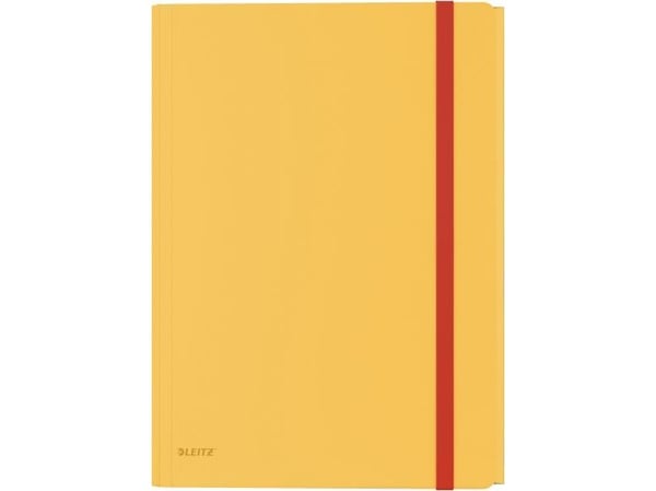 Leitz Cosy Mobile - 3-flikhållare - för A4 (210 x 297 mm) - kapacitet: 150 ark - varmt gul
