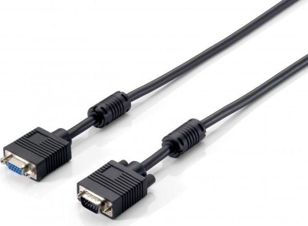 Equip 118807, 1,8 m, VGA (D-Sub), VGA (D-Sub), Hankjønn, Hunkjønn, Sort