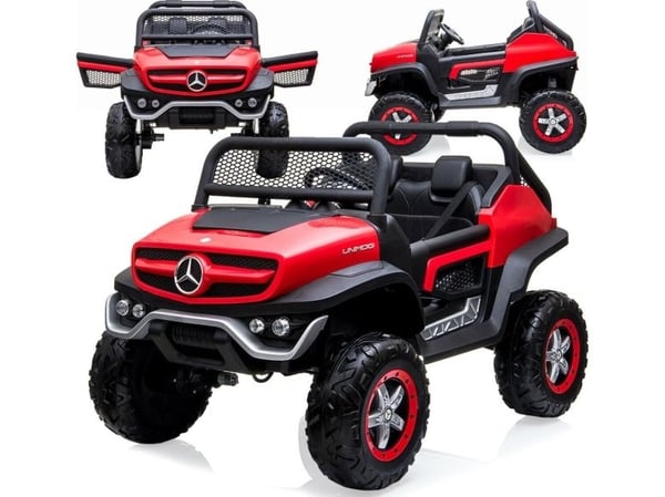 Lean Sports Car Batteridrevet Mercedes Unimog Red