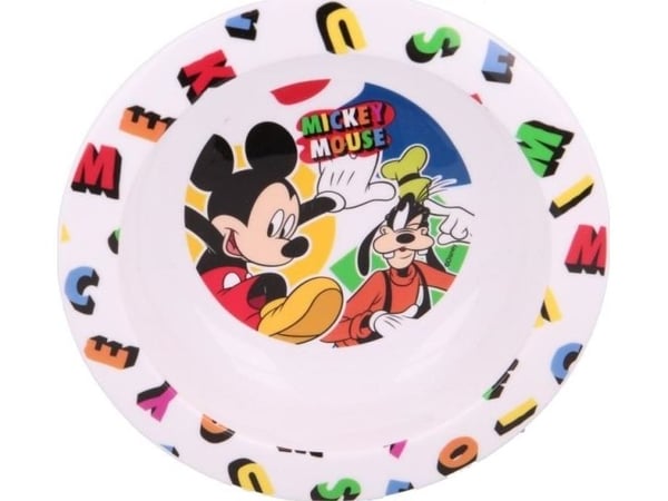 Mickey Mouse - skål (hvit)