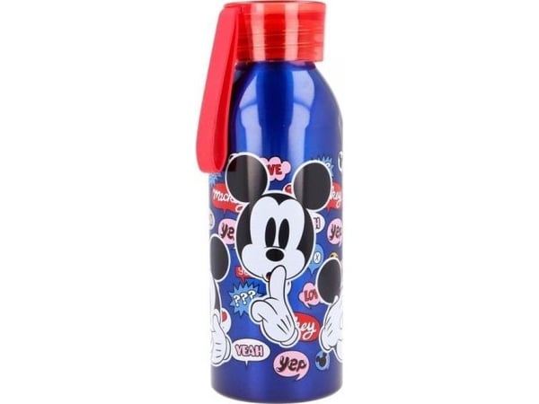 Mickey Mouse drikkeflaske med kork, blå