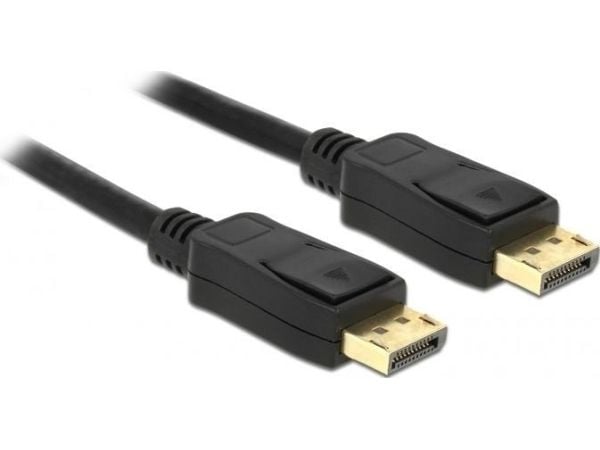 Delock - Skjermkabel - DisplayPort (hann) til DisplayPort (hann) - DisplayPort 1.2 - 10 m - svart