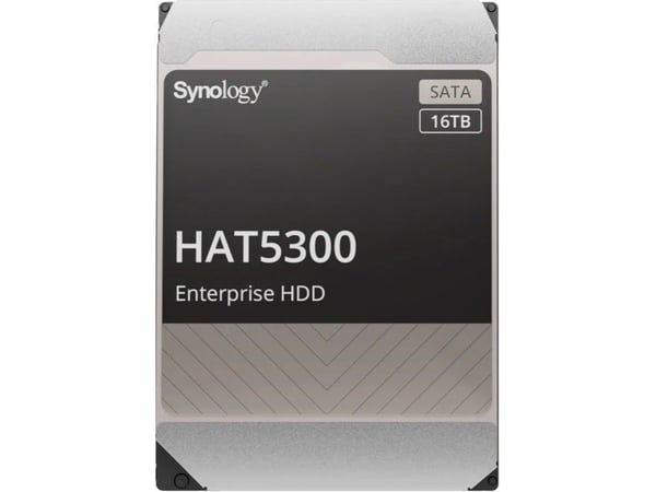 Synology HAS5300 - Harddisk - 16 TB - intern - 3.5" - SAS 12Gb/s - 7200 rpm - buffer: 256 MB - for Synology SA3200D, SA3400, SA3600; High Density H...