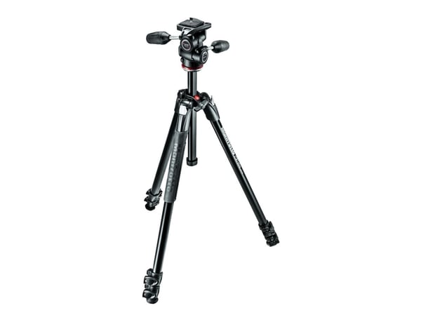 Manfrotto 290 Series MK290XTA3-3W - Tripod - med Manfrotto 804