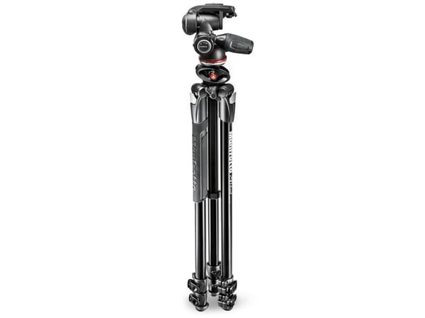 Manfrotto 290 Series MK290DUA3-3W - Tripod - med Manfrotto MH804-3W