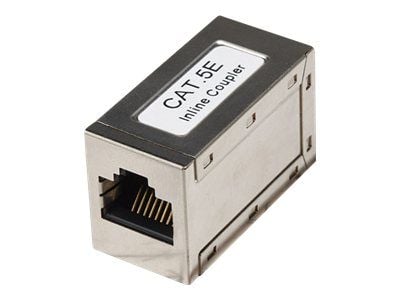 Intellinet Inline Coupler, Cat5e, FTP, Modular, 8P8C Female to 8P8C Female, Silver - Verkkoliitin - RJ-45 (naaras) - RJ-45 (naaras) - CAT 5e - hopea