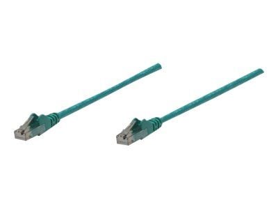 Intellinet Network Patch Cable, Cat6, 10m, Green, CCA, U/UTP, PVC, RJ45, Gold Plated Contacts, Snagless, Booted, Lifetime Warranty, Polybag - Kobli...