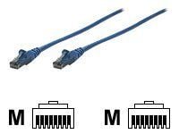 Intellinet Network Patch Cable, Cat6, 2m, Blue, CCA, U/UTP, PVC, RJ45, Gold Plated Contacts, Snagless, Booted, Lifetime Warranty, Polybag - Kobling...