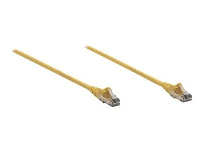 Intellinet Network Patch Cable, Cat6, 2m, Yellow, CCA, U/UTP, PVC, RJ45, Gold Plated Contacts, Snagless, Booted, Lifetime Warranty, Polybag - Kobli...