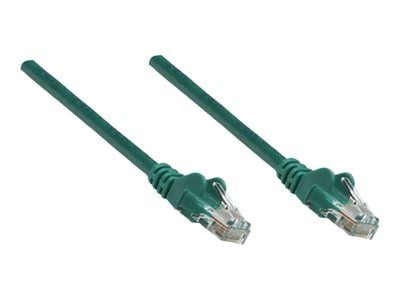 Intellinet Network Patch Cable, Cat5e, 5m, Green, CCA, U/UTP, PVC, RJ45, Gold Plated Contacts, Snagless, Booted, Lifetime Warranty, Polybag - Kobli...