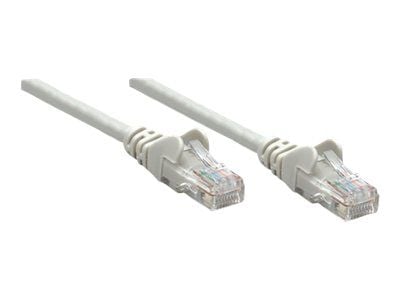 Intellinet Network Patch Cable, Cat5e, 2m, Grey, CCA, U/UTP, PVC, RJ45, Gold Plated Contacts, Snagless, Booted, Lifetime Warranty, Polybag - Koblin...
