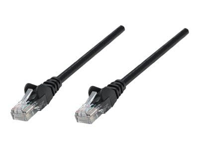 Intellinet Network Patch Cable, Cat5e, 20m, Black, CCA, U/UTP, PVC, RJ45, Gold Plated Contacts, Snagless, Booted, Lifetime Warranty, Polybag - Kobl...