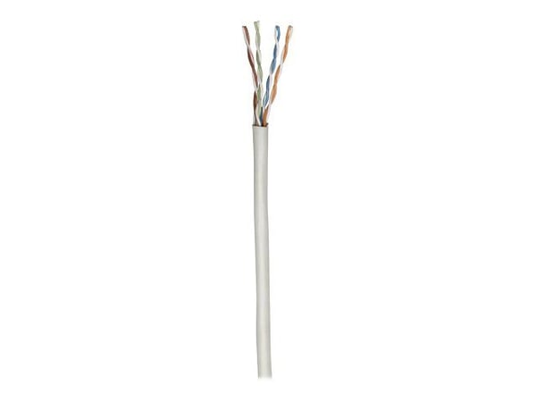 Intellinet Network Bulk Cat6 Cable, 23 AWG, Solid Wire, 305m, Grey, Copper, U/UTP, Box - Bulkkabel - UTP - CAT 6 - fast - grå