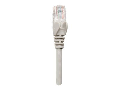 Intellinet - Koblingskabel - RJ-45 (hann) til RJ-45 (hann) - UTP - CAT 5e - formstøpt, uten hindringer - grå