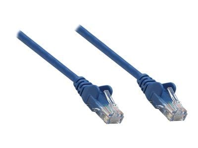 Intellinet Network Patch Cable, Cat5e, 5m, sininen, CCA, U/UTP, PVC, RJ45, kullatut koskettimet, Snagless, Booted, Lifetime Warranty, Polybag - Pat...