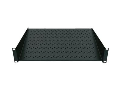Intellinet 19" Cantilever Shelf, 1U, 2-Point Front Mount, 150mm Depth, Max 25kg, Black, Three Year Warranty - Rack-hylle - svart, RAL 9005 - 1U - 19" Intellinet 19" Cantilever Shelf, 1U, 2-Point Front Mount, 150mm Depth, Max 25kg, Black, Three Year Warranty - Rack-hylle - svart, RAL 9005 - 1U - 19"