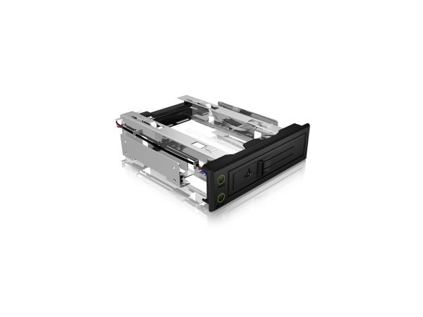 ICY BOX IB-166SSK-B - Mobilt lagringsstativ - 3,5" - svart