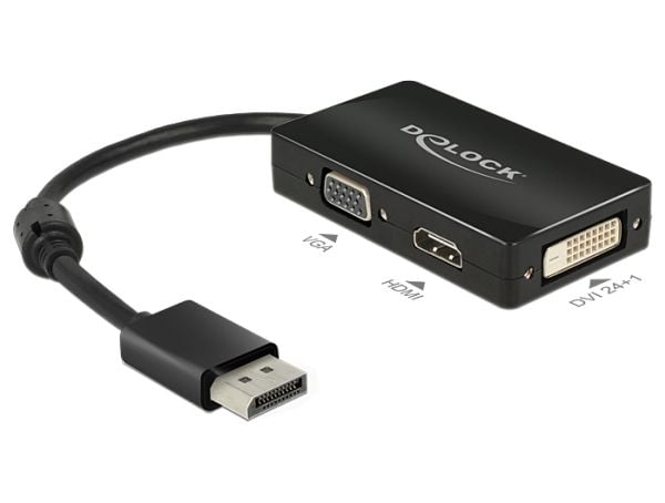 DeLOCK - Videotransformator - DisplayPort - DVI, HDMI, VGA - sortering