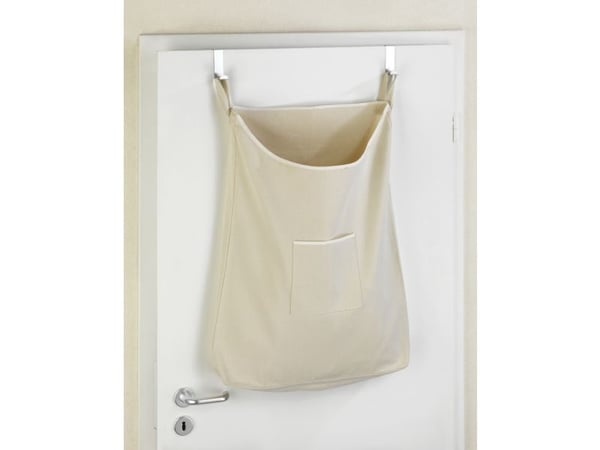 WENKO Canguro, 65 l, Bomull, Rustfritt stål, Beige, Sølv, Hengekrok, 520 mm, 100 mm