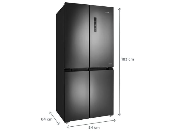 Concept LA8383DS, Frittstående, Grå, 436 l, SN-T, C, 38 dB