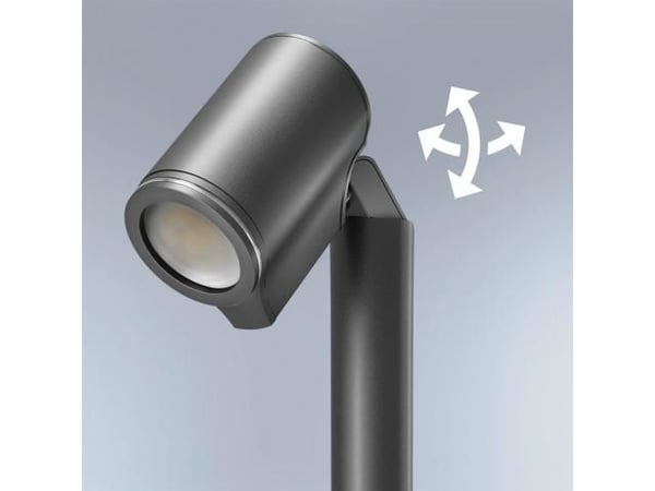 STEINEL Spot Way, Utendørs bakkebelysning, Sort, Aluminium, Plast, IP44, Hage, II