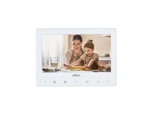 Dahua Technology VTH1020J-T, 17,8 cm (7"), 1024 x 600 piksler, Hvit, 5 W, 2 W, -10 - 55 °C