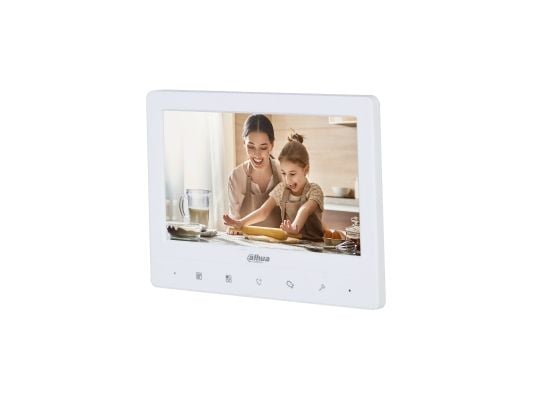 Dahua Technology VTH1020J-T, 17,8 cm (7"), 1024 x 600 piksler, Hvit, 5 W, 2 W, -10 - 55 °C