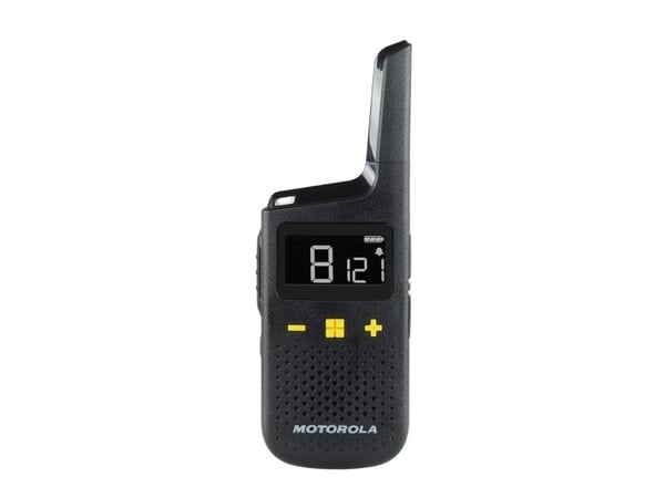 Motorola Talkabout T72 - Bärbar - tvåvägsradio - PMR - 16-kanals - gul (paket om 2)