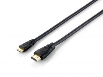 Equip 119307, 2 m, HDMI-tyyppi A (vakio), HDMI Type C (Mini), 3D, 10,2 Gbit/s, Musta