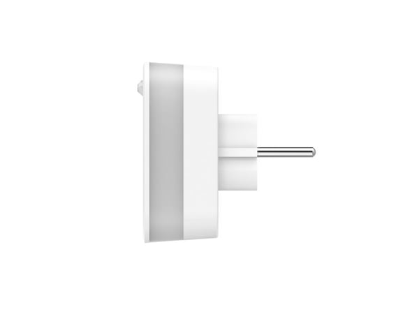 Hama LED nattlys med stikkontakt, 2 USB-utganger, bevegelses- og lyssensor (00223498)