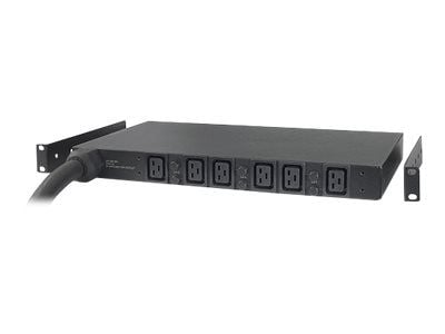 APC Basic Rack PDU - Strømfordelerenhet (kan monteres i rack) - AC 400 V - 22 kW - 3-faset - inngang: IEC 60309 - utgangskontakter: 6 (IEC 60320 C1...