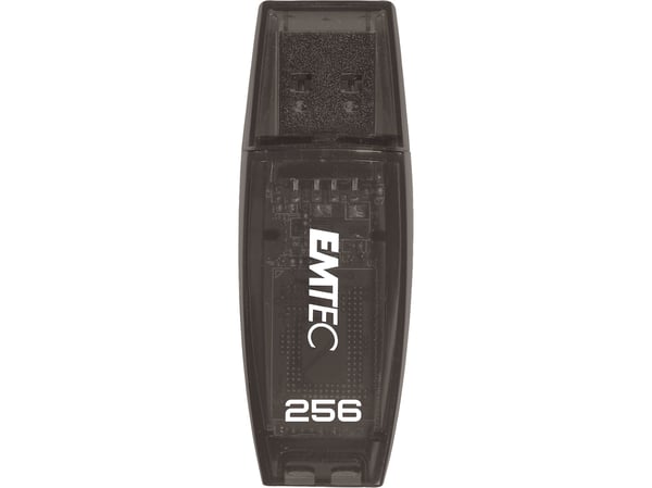 EMTEC Color Mix C410 - USB-flashstasjon - 256 GB - USB 3.0 - svart
