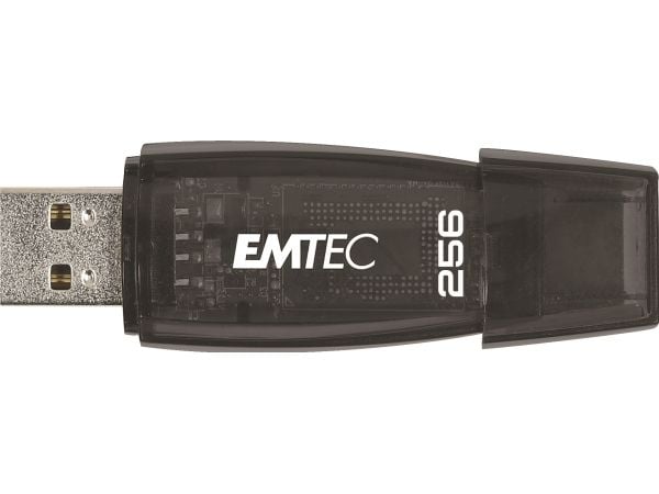 EMTEC Color Mix C410 - USB-flashstasjon - 256 GB - USB 3.0 - svart