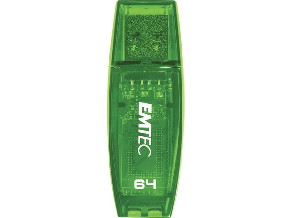 EMTEC Color Mix C410 - USB-flashstasjon - 64 GB - USB 2.0 - grønn