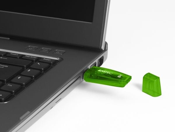 EMTEC Color Mix C410 - USB-flashstasjon - 64 GB - USB 2.0 - grønn