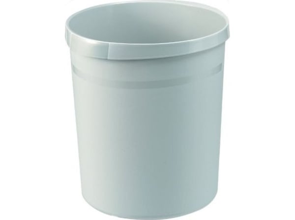 HAN GRIP 18190-11 Roskakori 18 l (Ø x K) 312 mm x 345 mm Polypropeeni Vaaleanharmaa 1 kpl