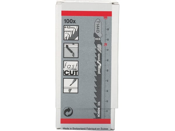 Bosch CHISEL RING T 244 D Trä 100 stycken
