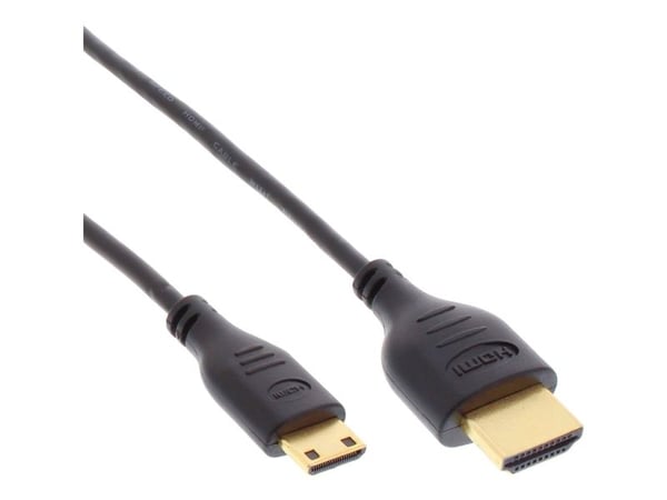 InLine 4043718210893, 1,8 m, HDMI-tyyppi A (vakio), HDMI Type C (Mini), 3D, Äänen paluukanava (ARC), Musta InLine 4043718210893, 1,8 m, HDMI-tyyppi A (vakio), HDMI Type C (Mini), 3D, Äänen paluukanava (ARC), Musta