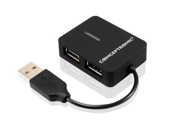Conceptronic C4PUSB2 - Hub - 4 x USB 2.0 - stasjonær