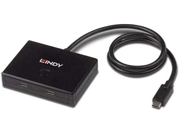 Lindy 43329, USB 3.2 Gen 1 (3.1 Gen 1) Type-C, USB 3.2 Gen 1 (3.1 Gen 1) Type-C, 5000 Mbit/s, Sort, 0,6 m, 85 mm