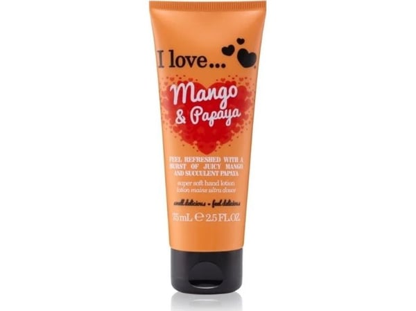 I love I LOVE Super Soft håndlotion mango papaya 75 ml