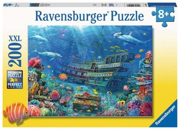 Ravensburger XXL - Underwater Discovery - puslespill - 200 deler