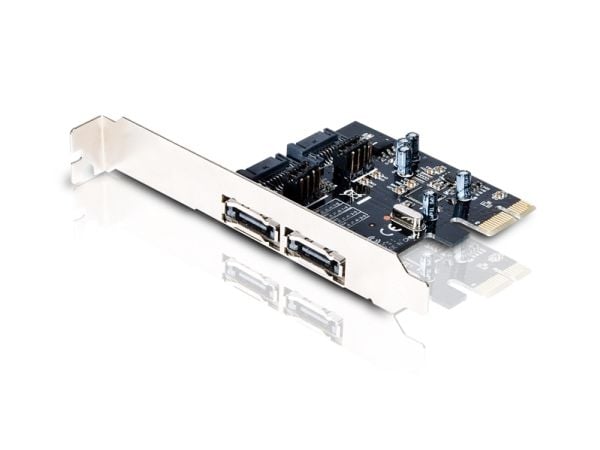 Conceptronic CSATA600EXI - Lagringskontroller - 4-kanals - SATA 6Gb/s - PCIe x1